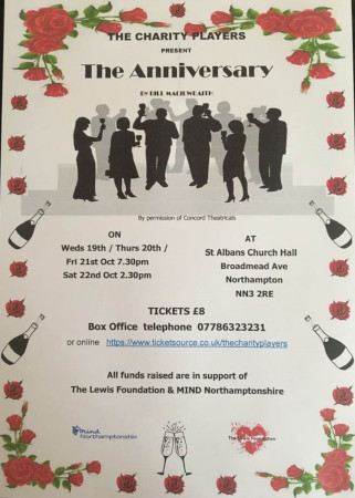 The Anniversary stage production poster – The Charity Players 2022